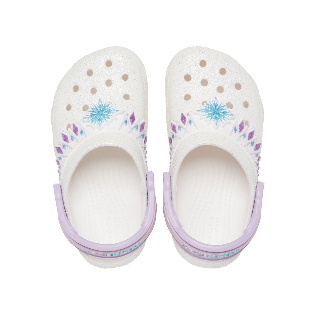 Giày Clog Trẻ Em Crocs Toddler I Am Frozen Ii Funlab - White