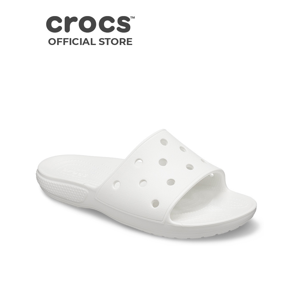 Dép Quai Ngang Unisex Crocs Classic - White