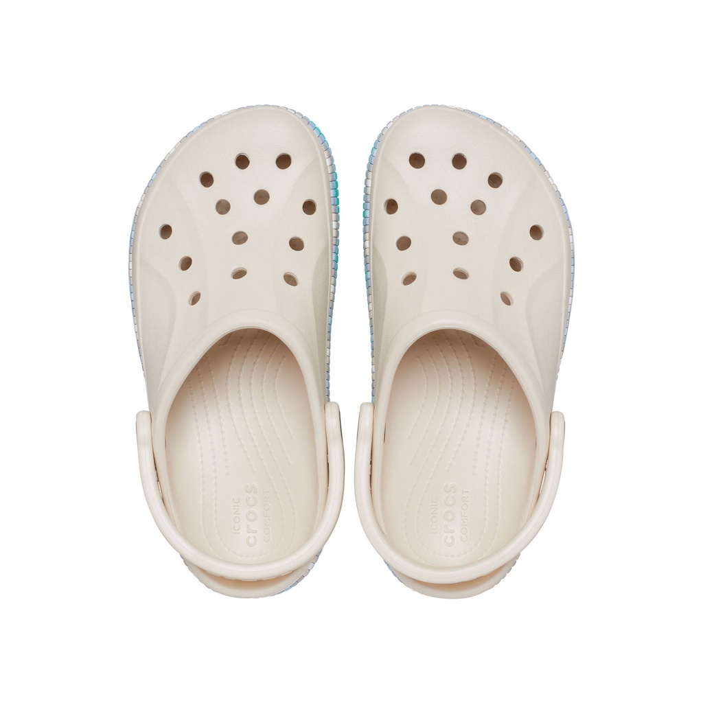 Giày Clog Unisex Crocs Chevron Band Bayaband - Stucco