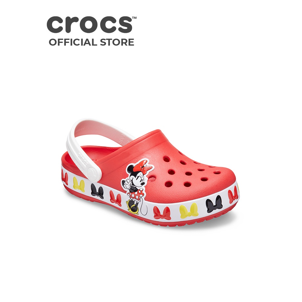 Giày Clog Trẻ Em Crocs Mickey Band Funlab - Flame
