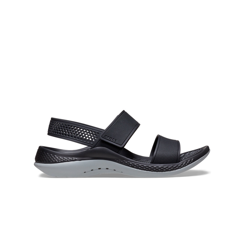 Xăng Đan Nữ Crocs Literide 360 - Black/Light Grey