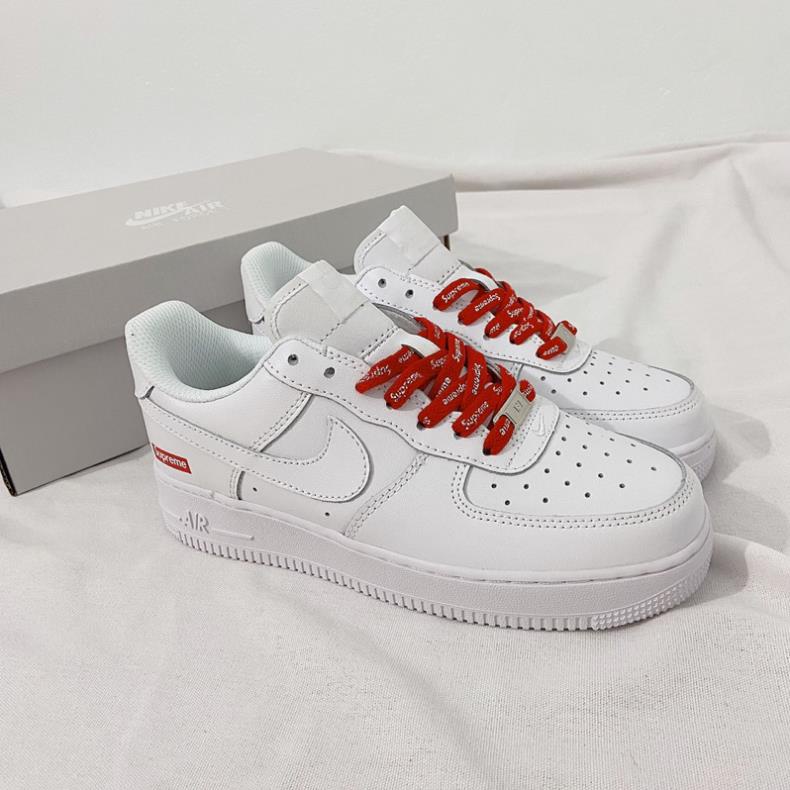 Giày sneaker AF1 white x supreme | Full box + phụ kiện | có box bảo vệ