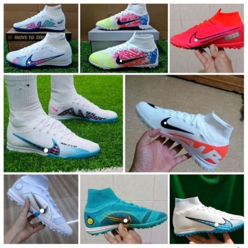 Giày Bóng Đá Sân Cỏ Nhân Tạo Mercurial Superfly Elite Cổ Cao Các Màu ( có khâu full đế ) .