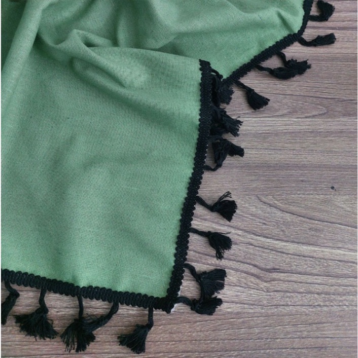 Khăn canvas vải thô trải bàn màu trơn chất dày dặn, Vải trang trí trải thảm picnic