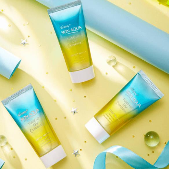 Kem chống nắng tinh chất ngọc trai Nhật Bản lên tone nhẹ Skin Aqua Tone up 80g+