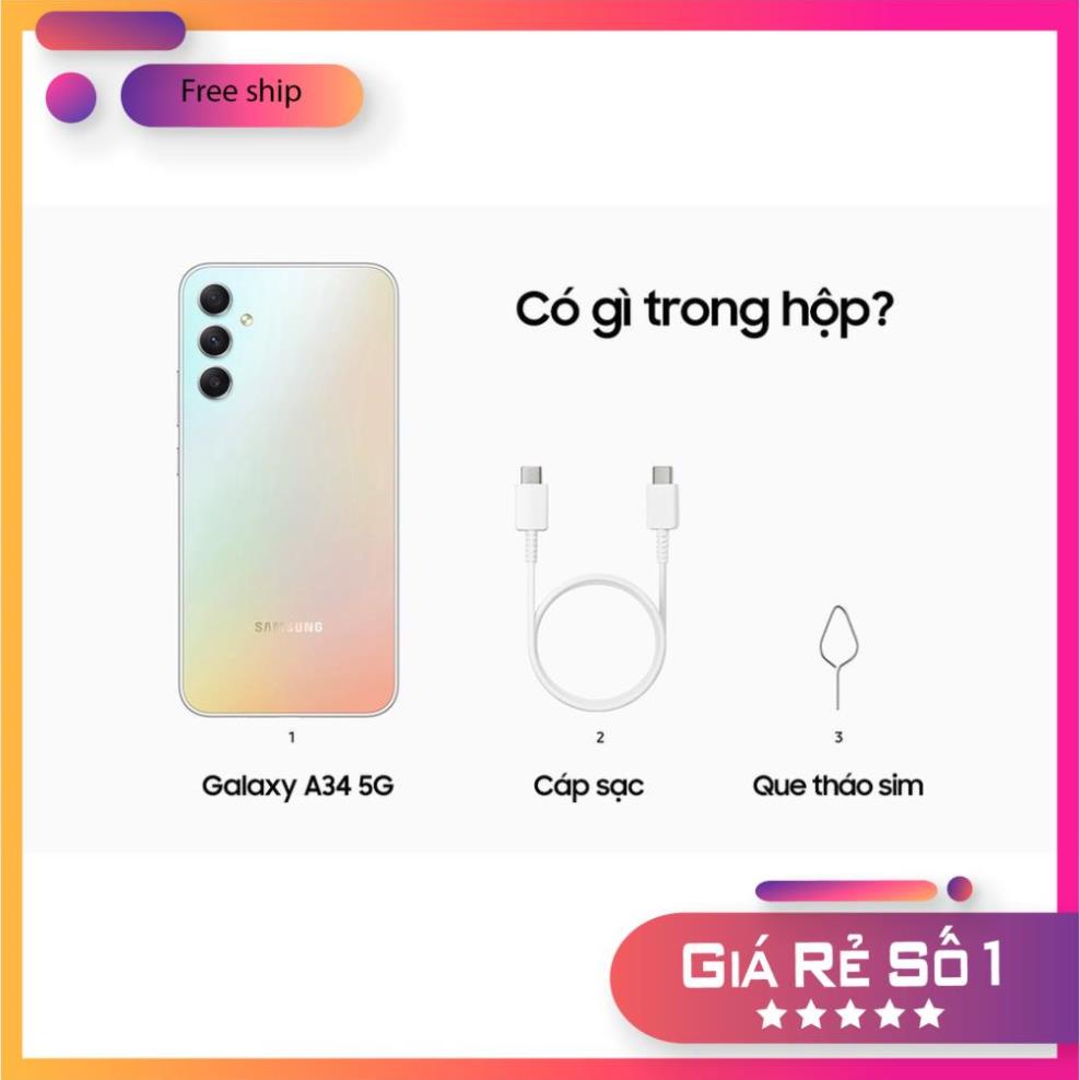 Điện Thoại Samsung Galaxy A34 5G - Hàng Chính Hãng