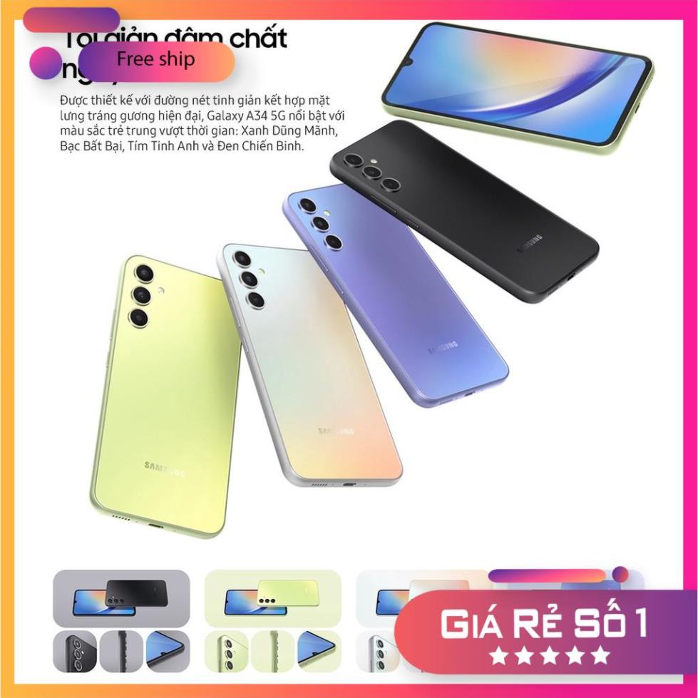 Điện Thoại Samsung Galaxy A34 5G - Hàng Chính Hãng