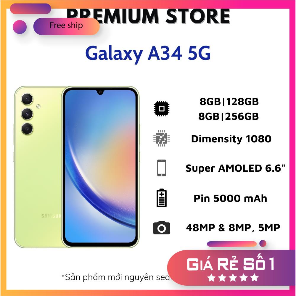 Điện Thoại Samsung Galaxy A34 5G - Hàng Chính Hãng