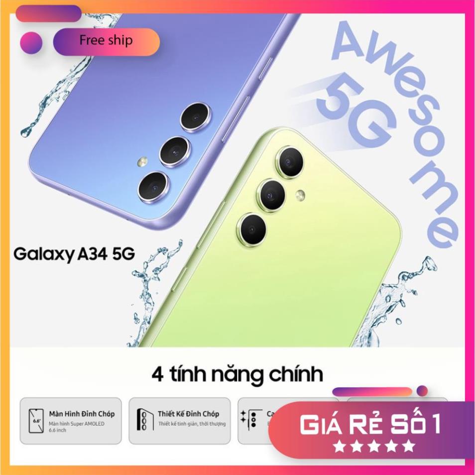 Điện Thoại Samsung Galaxy A34 5G - Hàng Chính Hãng