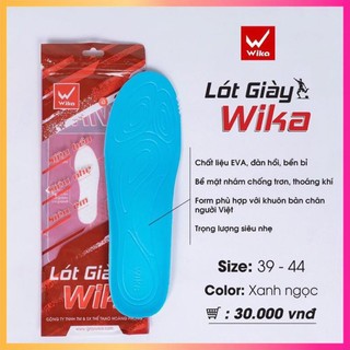 Lót giày đá bóng thể thao siêu nhẹ chính hãng Wika chống trơn trượt êm bền thoáng khí chống mồ hôi chân cao cấp giá rẻ