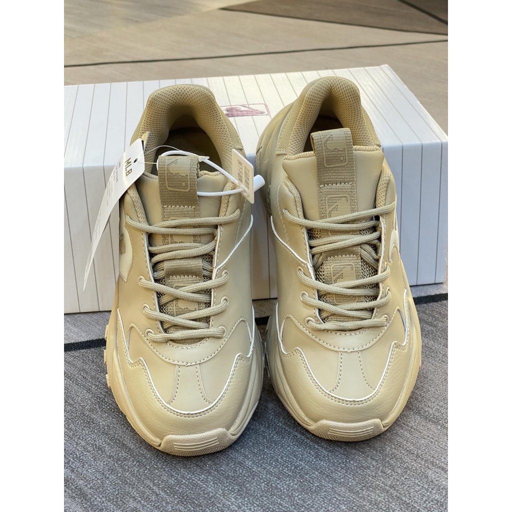 GIày thể thao  MLB  REDSOX B nâu sữa fullbook  đầy  đủ phụ kiện freeshjp