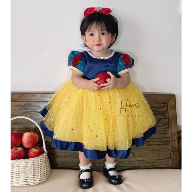 𝐕𝐚́𝐲 𝐁𝐚̣𝐜𝐡 𝐓𝐮𝐲𝐞̂́𝐭 - Váy Haloween Hm39 Tặng Kèm Bờm