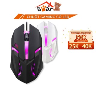 Chuột máy tính P10 DPI 1200, Có dây, chơi game có led đổi màu giá rẻ, Độ bền cao. Chuột gaming cho máy tính, laptop