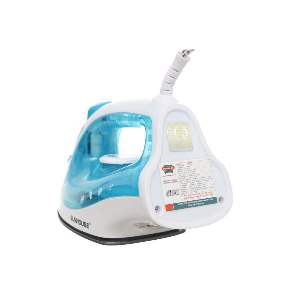 Bàn là hơi nước  Sunhouse SHD2065 2 chức năng phun hơi và phun nước công suất 1600W bảo hành 12 tháng