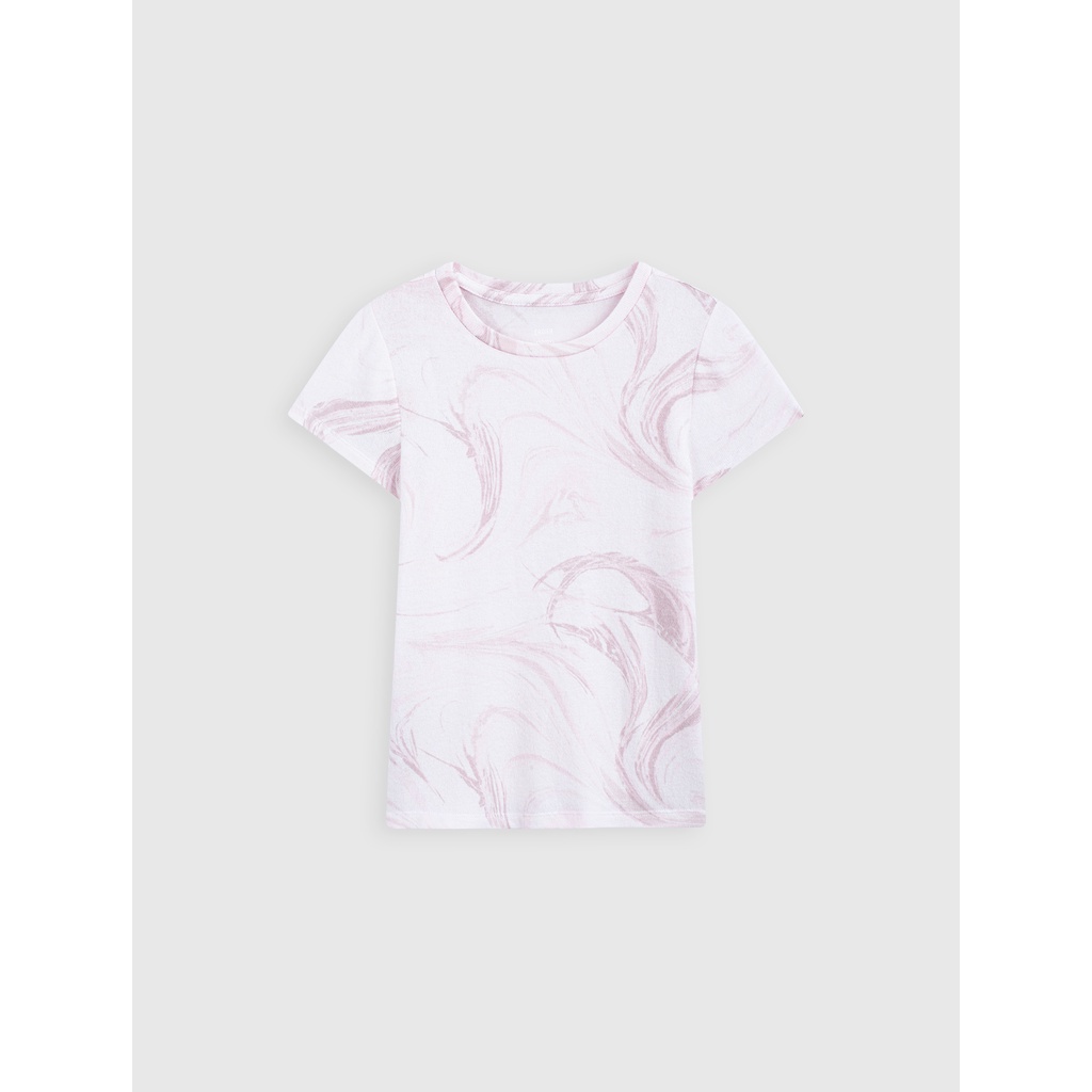 Áo phông bé gái CANIFA form nhỏ chất liệu cotton thoáng mát 1TS22W019