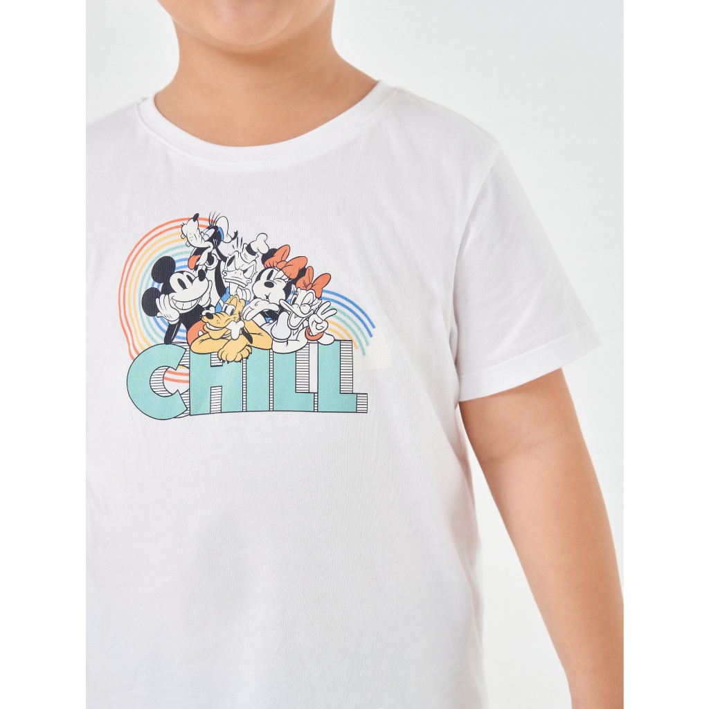 Áo phông bé trai CANIFA chất liệu 100% cotton in Mickey 2TS22S061