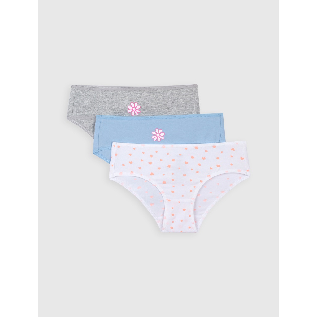 Combo 3 quần lót bé gái CANIFA  chất liệu cotton co giãn 1US22A001
