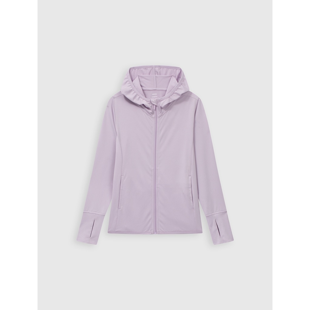 Áo khoác chống nắng trẻ em CANIFA có mũ, kéo khoá, túi 2 bên 3OT23S001