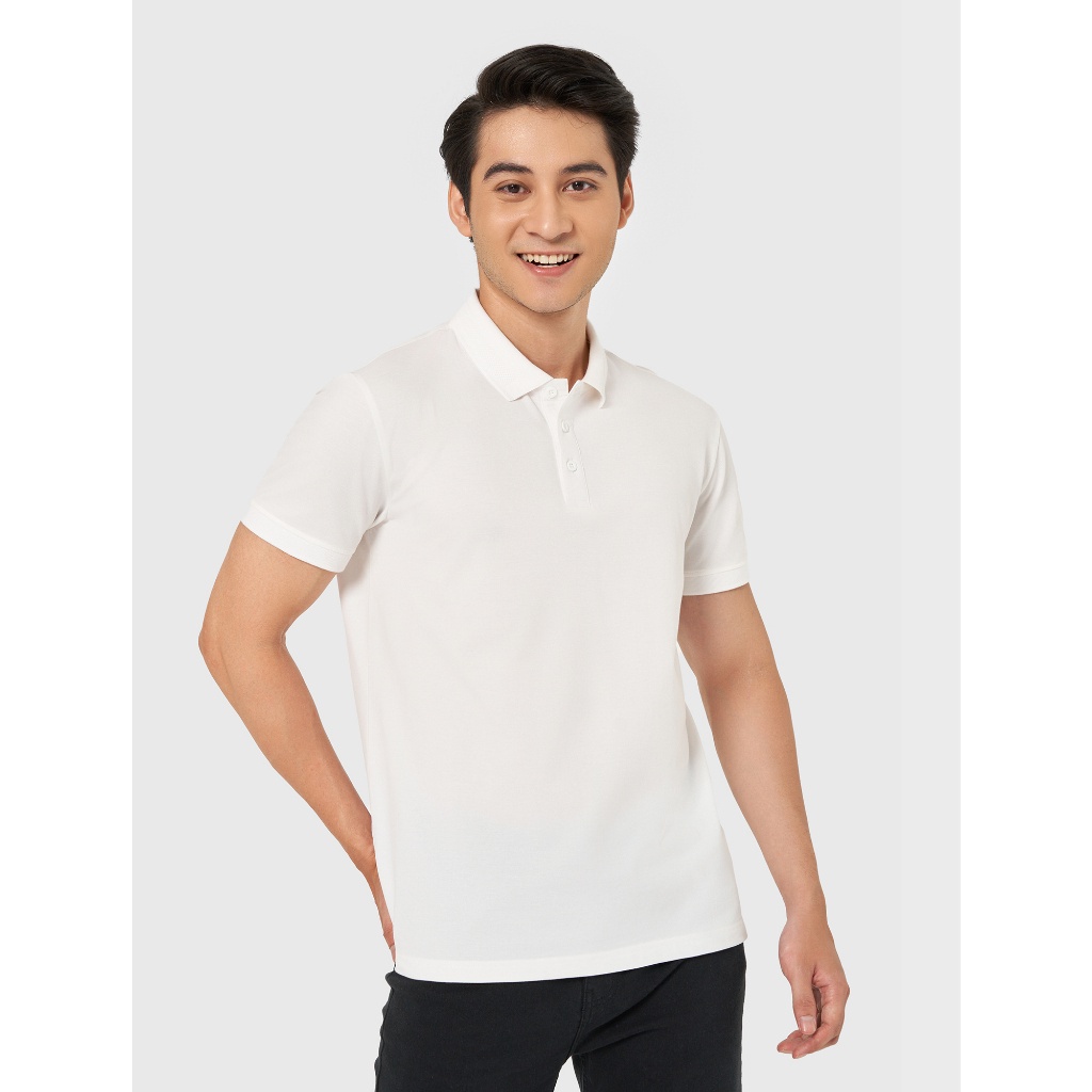 Áo polo nam CANIFA chất cotton pha 8TP22A008