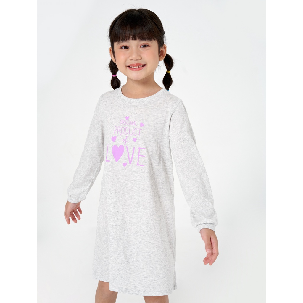 Váy liền bé gái CANIFA chất liệu cotton hình in 1DS22W004