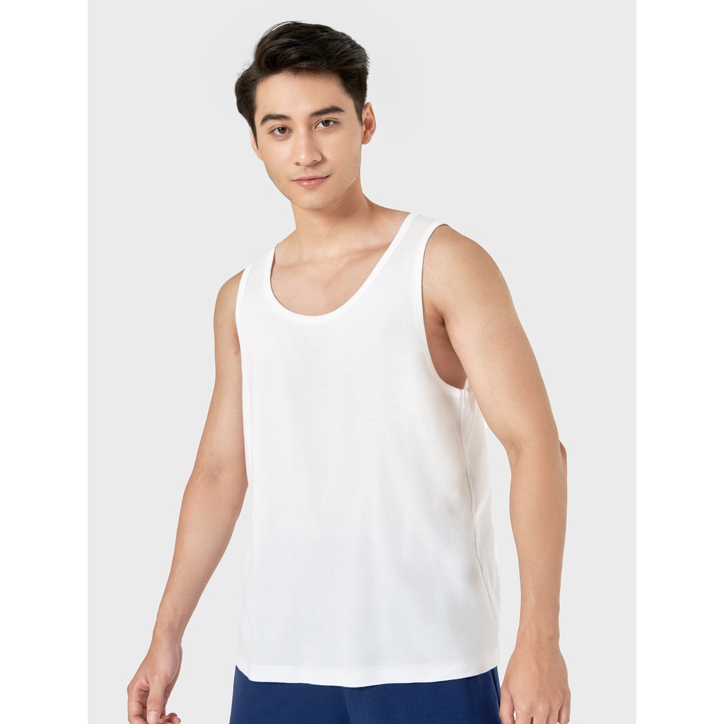 Áo ba lỗ nam CANIFA chất liệu 100% cotton mềm mại, thoải mái 8LT22S001