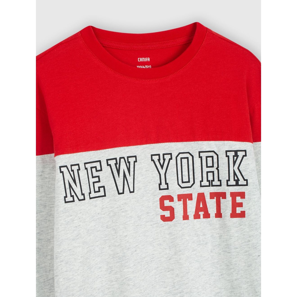 Áo phông dài tay bé trai CANIFA chất liệu cotton 2TL22W009