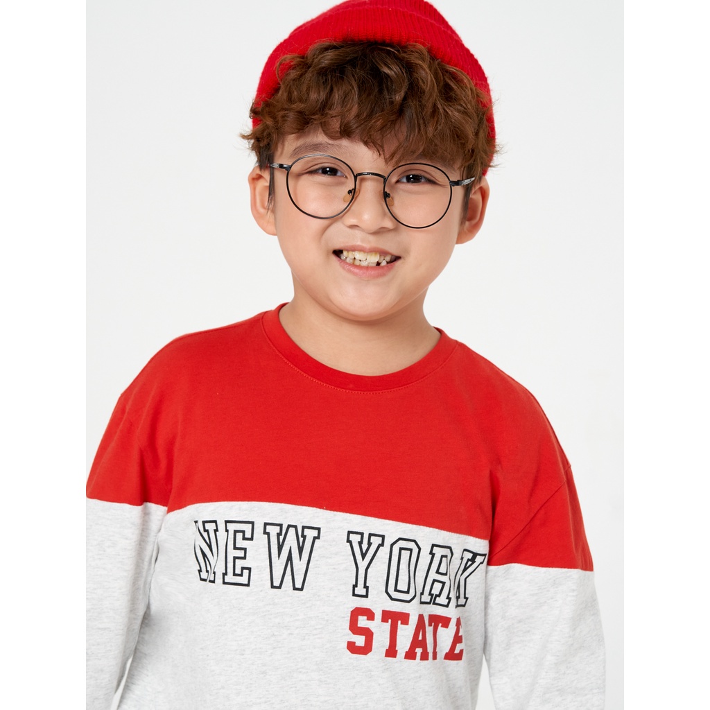 Áo phông dài tay bé trai CANIFA chất liệu cotton 2TL22W009