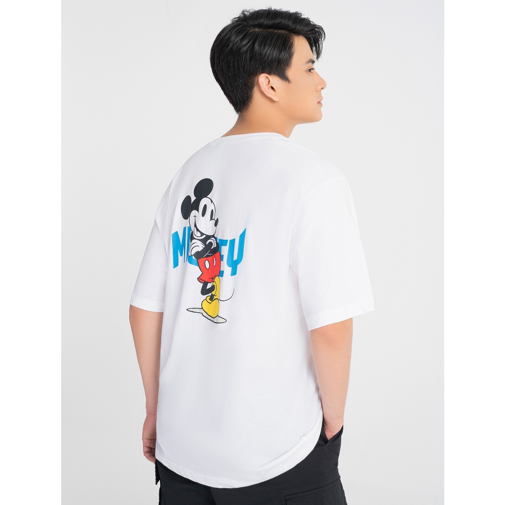 Áo phông unisex người lớn CANIFA 100% cotton in hình 5TS22S007