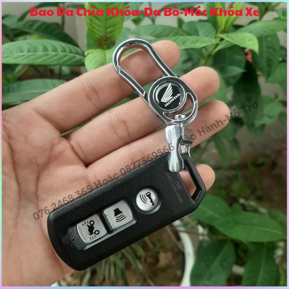 Móc khóa ô tô theo logo hãng ô tô và xe máy kim loại sáng bóng, móc khóa bền đẹp chống gỉ