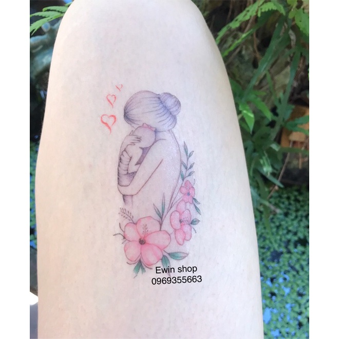 Hình xăm dán Mẹ Con