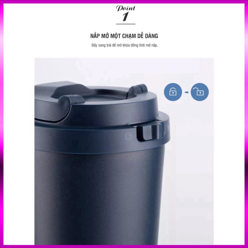 Bình giữ nhiệt Lock&Lock Energetic one-touch 550ml - LHC3249  HÀNG CHÍNH HÃNG