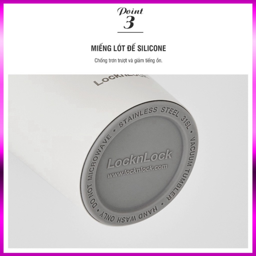 Bình giữ nhiệt Lock&Lock Energetic one-touch 550ml - LHC3249  HÀNG CHÍNH HÃNG