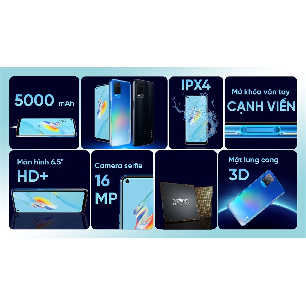 Điện thoại OPPO A54 4GB/128GB - Máy Chính Hãng BH 12 Tháng Lỗi 1 Đổi 1