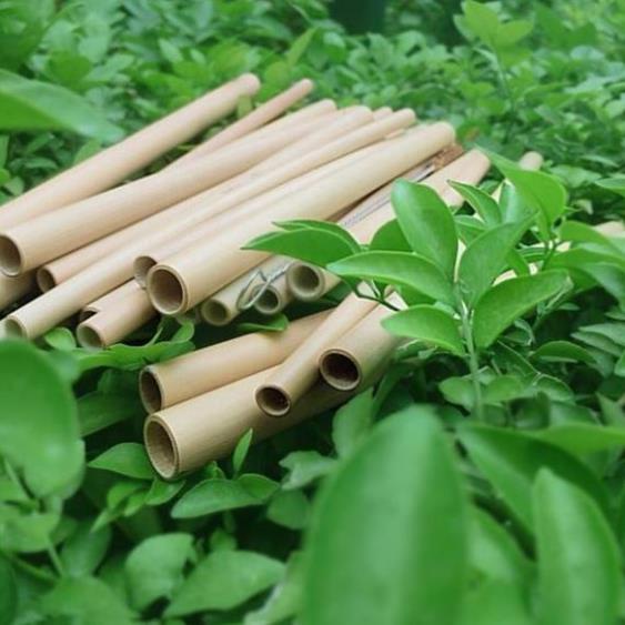 Ống hút tre chiều dài 15cm dùng cho nhà hàng, khách sạn, quà tặng doanh nghiệp sang trọng cao cấp loại 1 /HCM