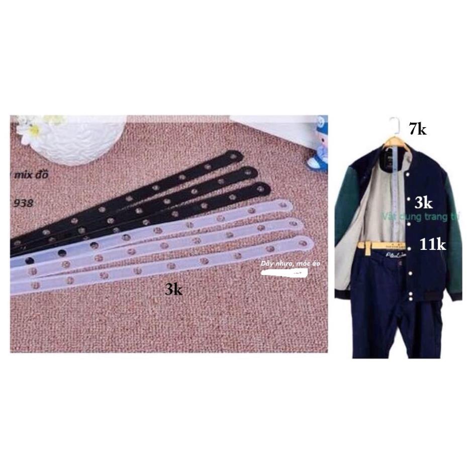 Dây nhựa mix phối đồ, dây lạt nhựa