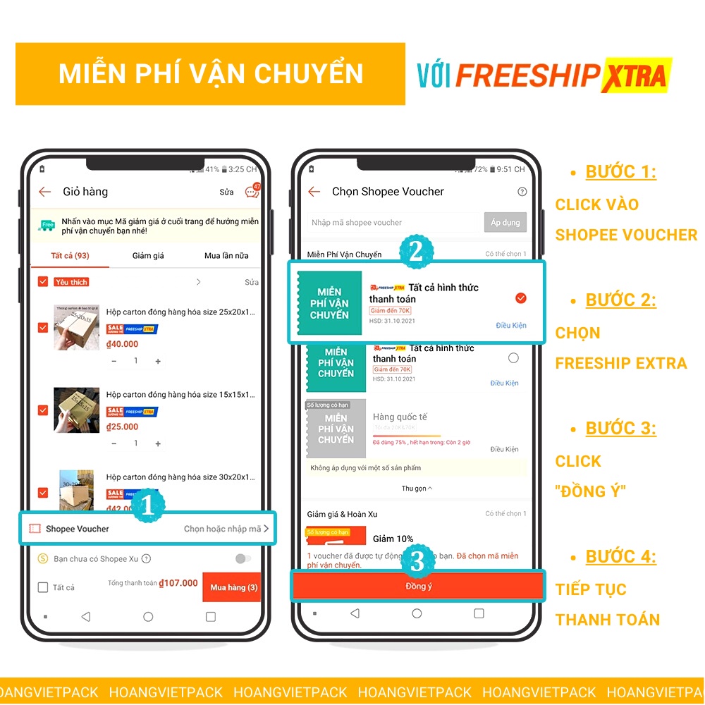 Size 30x20x5 cm - Combo 01 Thùng Hộp Carton Nắp Gài Trơn Đóng Hàng, Hộp Đóng Hàng Ship Cod - HVG41