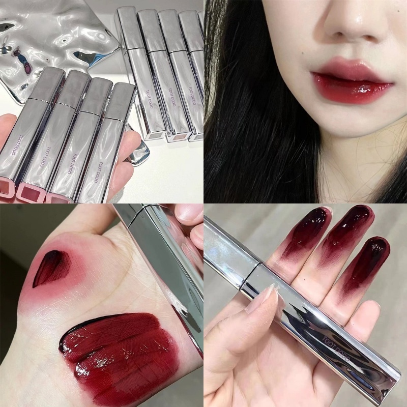 ✨Son Kem Bóng Hiệu Ứng Gương Thiết Kế Vỏ Màu Bạc Sang Trọng