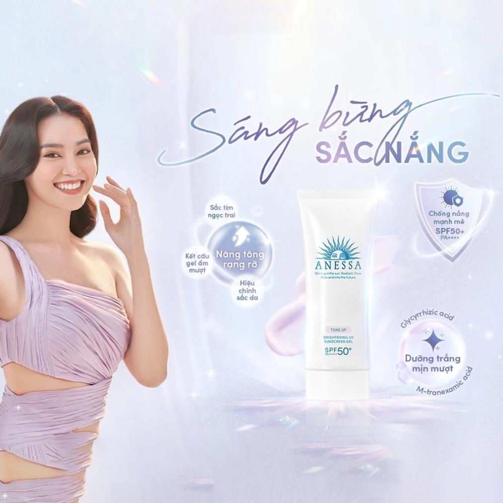 Kem Chống Nắng Anessa Perfect UV Sunscreen Skincare Milk + Gel SPF 50+ PA++++