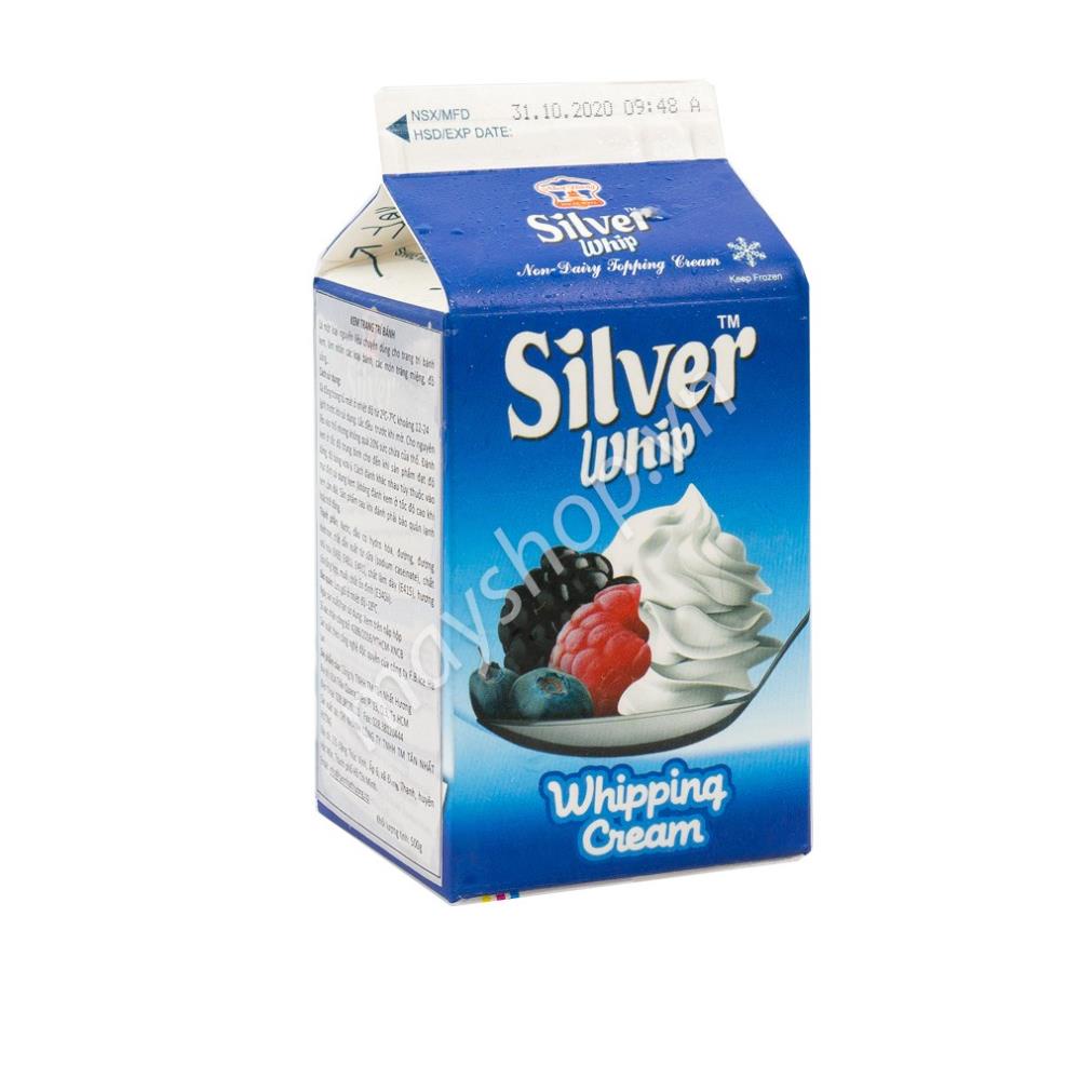 Whipping Cream Silver Whip (500ml) - [Chỉ ship Hỏa Tốc tại HN]  - mayshopcs3