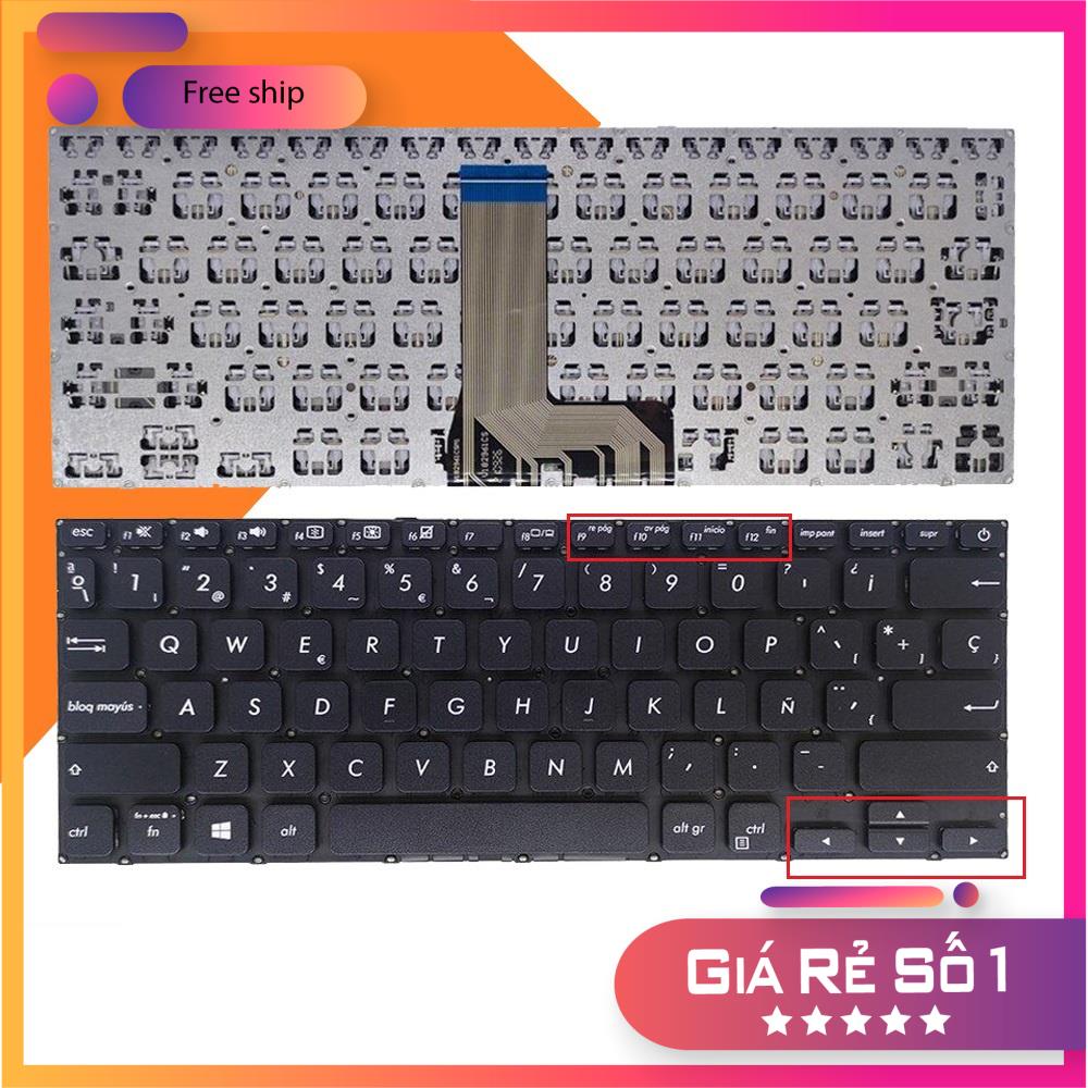 SG Bàn phím laptop Asus Vivobook 14 X412 X412F X412U A412 A412F MÀU ĐEN