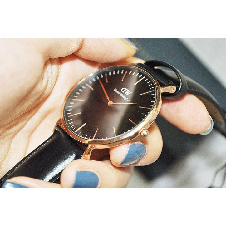 Đồng Hồ Nam Nữ  Classic Sheffield Rose Gold Black 36mm & 40mm DW Chính Hãng - DanielWatchSG .