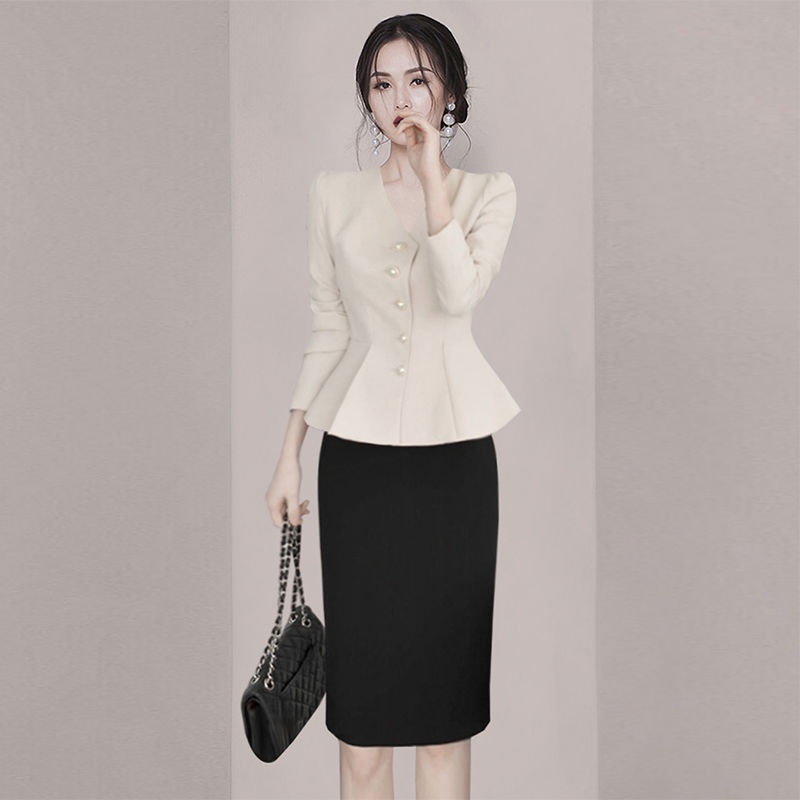 Áo Sơ Mi Tay Dài Cổ Chữ v Phong Cách retro hong kong Thời Trang Mùa Xuân 2023 Mới Cho Nữ