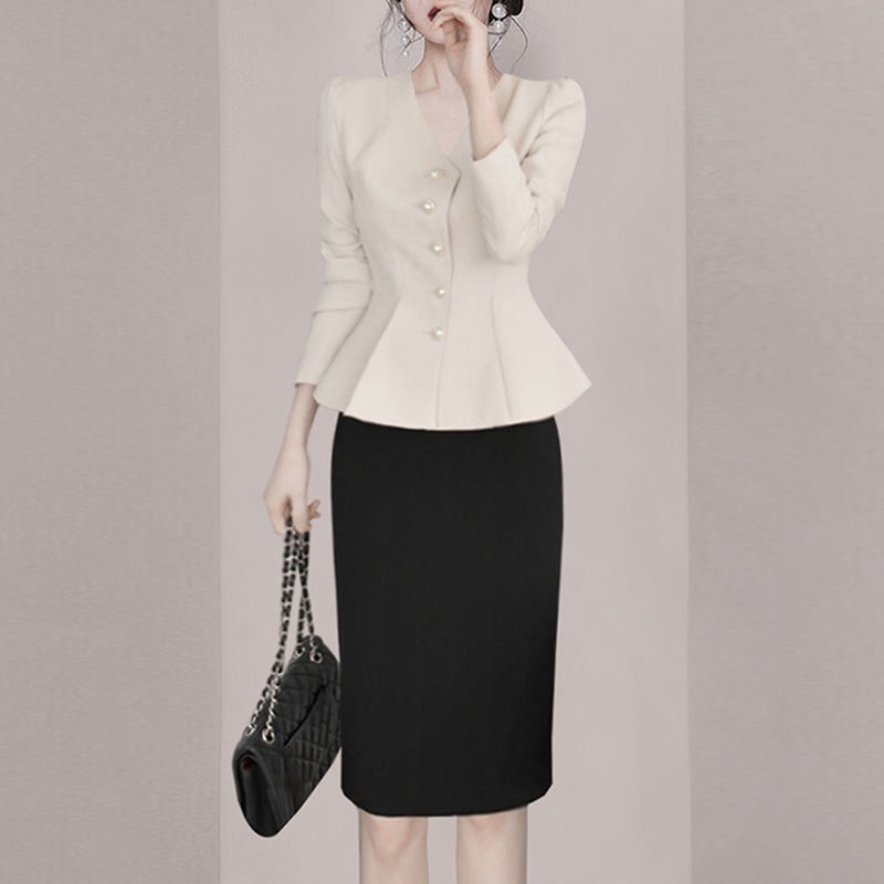 Áo Sơ Mi Tay Dài Cổ Chữ v Phong Cách retro hong kong Thời Trang Mùa Xuân 2023 Mới Cho Nữ