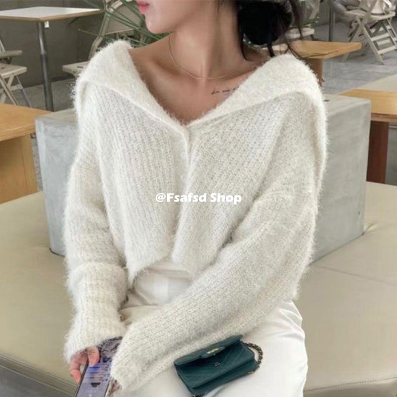 Áo Khoác cardigan Dệt Kim Mềm Thời Trang Thu Đông Cho Nữ