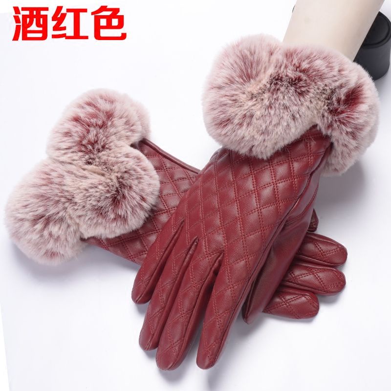Găng Tay Da Giữ Ấm Mùa Đông Chống Lạnh Có Thể Chạm Màn Hình Cảm Ứng 24H Cho Nam Nữ