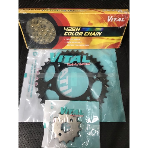 Nhông xích đĩa cho xe GPX Demon 150/150GR/150GN loại vàng 9Ly & 10Ly  Chính Hãng VITAL