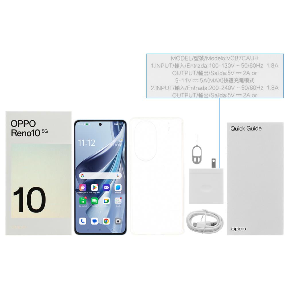 Điện Thoại Oppo Reno10 5G - Hàng Chính Hãng, Mới 100%, Bảo Hành 12 Tháng