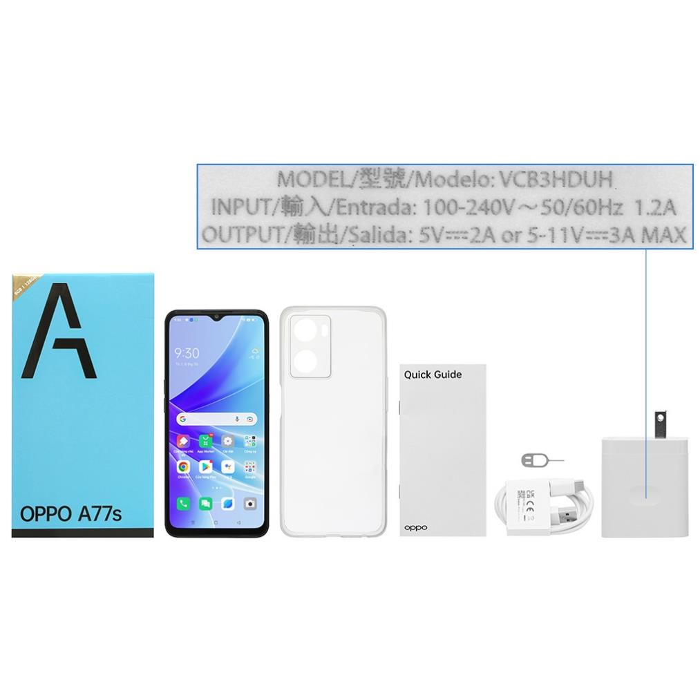 Điện thoại OPPO A77S - Hàng Chính Hãng, Mới 100%, Bảo Hành 12 Tháng