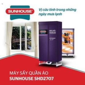 Tủ Sấy Quần Áo SUNHOUSE SHD2707 - Máy Sấy Quần Áo SUNHOUSE SHD2707 - BH 12 Tháng