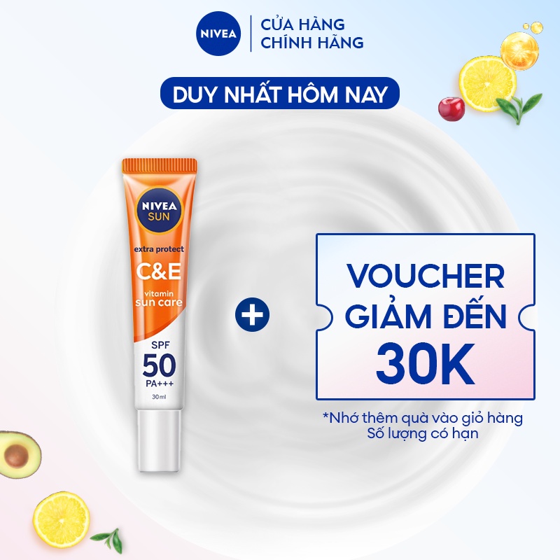 Serum Chống Nắng NIVEA SUN Vitamin C&E Dưỡng Da Sáng Khỏe (30 ml) - 98318